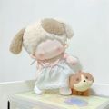 Colorful Cotton Doll Skirt for 10cm/20cm Doll Clothes Plush Doll's Clothing Handmade Outfit Accessories Fashion Kids Toys Gift Luhuai CVC. 