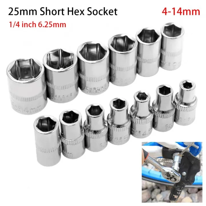 1Pcs%20New%20For%20Ratchet%20Torque%20Wrench%20Hex%20Short%20Socket%20Hand%20Tool%201/4"%206.35mm%20Head%20Metric%20Key%20Sleeve%20Double%20End%204-14mm%20Drive%20Socket%20-%20Image%206
