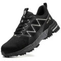 【selevn roind】 Anti-stab Safety Shoes Men Steel Toe Shoes Puncture Proof Breathable Work Safety Boots Man Construction Work Shoes Male Sneakers. 