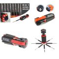 8 In 1 Multi Screwdriver With Powerful Torch.