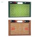 Football Marker Pen Professional Erasable Marker Gifts Coaches Clipboard Soccer Marker Board for , Strategy Plan, Training.