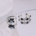 1/2Pcs Fashion Color Blocking Star Rings Imitation Opal Stone Ring Y2k Girls Women Personality Punk Ring Trendy Jewelry Gifts. 