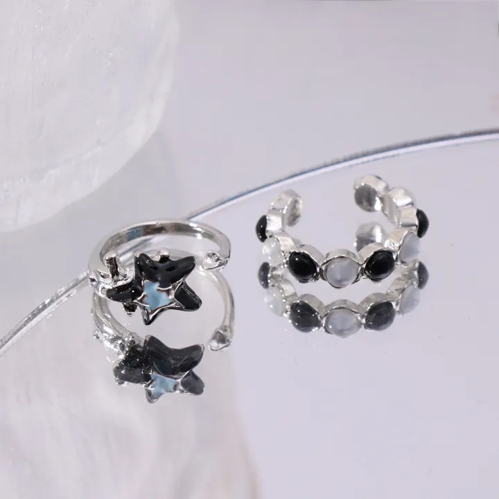 1/2Pcs%20Fashion%20Color%20Blocking%20Star%20Rings%20Imitation%20Opal%20Stone%20Ring%20Y2k%20Girls%20Women%20Personality%20Punk%20Ring%20Trendy%20Jewelry%20Gifts%20-%20Image%204