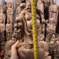 Agarwood Maitreya Ornaments Wood Carving Crafts Rosewood Ornaments Office Feng Shui Gift White Kyara Cabinet Decoration. 