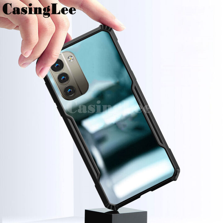 For Nokia G21 Case Transparent Clear Air Protector Soft Frame Hard Armor for Nokia G21 Back Cover Phone Cases