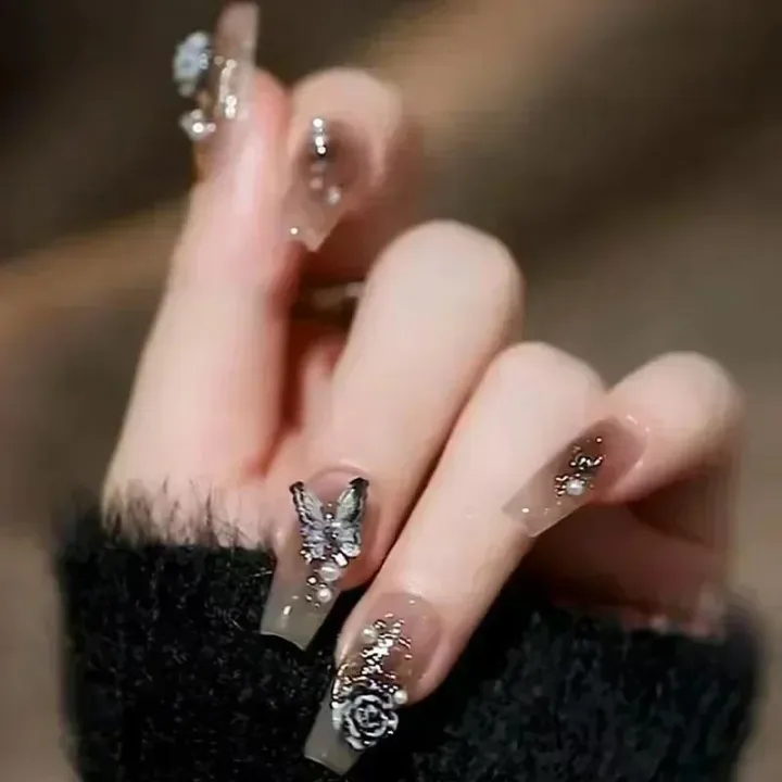 24Pcs%20Ballerina%20Long%20Square%20Nail%20Tips%20False%20Nails%20Wearable%20Nails%20Butterfly%20Camellia%20Flower%20Pearl%20Design%20Press%20on%20Nails%20-%20Image%206