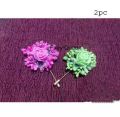 Artificial flower hijab pin for girls and women - 2 pcs..