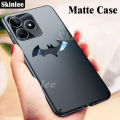 Phone Case for Realme C53 Back Cover Hard Cases Luxury Frosted Matte Back Slim Metal Bat Non-slip Protective Cover for Realme C53 Phone Cases.