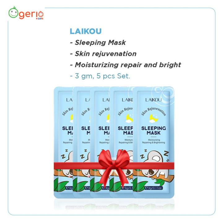 Laikou Skin rejuvenation Sleeping Mask 3g -5pcs