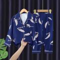 Teenager Boy Girl Pajamas Set Kids Spring Autumn Print Cute Cotton Sleepwear Long Sleeve Birthday Gift School Loungewear 3-16Y. 