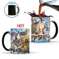 Custom Photo Magic Mug Color Change with Temperature Black to Photo Unique Personalized Gift.