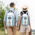Argentina Famouse Football Backpack Student Schoolbag Business Soccer Lover Footballer Daypack for Men Women Laptop Canvas Bags. 