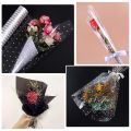 2023Cellophane Wrap Roll Wrapping Paper Clear Gift Flower Transparent Basket Rolls Baskets Packing Supplies Bouquet Christmas Crafts.