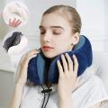 U Shaped Rebound Memory Foam Neck Pillows Soft Travel Pillow Massage Sleeping Neck Pillow Cervical For Car Office Sleeping Aid. 