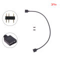 5V 3 Pin 12V 4pin ARGB Splitter Connector Extension Cable For PC Computer Fan Motherboard AURA RGB LED Strip Light Eatop. 