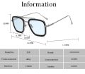 High Quality Iron Man Tony Stark Fishing Sunglasses Square Outdoor Sport Fishing Glasses Men Spider Eyewear Sports Sun Glasses. 