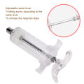 Plastic Steel Durable 30ML Copper Head Animal Feeding Syringe Medication Tube Pet Livestock Injection. 