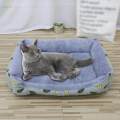 Rectangle Small Dogs Bed Comfort Puppy Bed Pet Cushion for Cats Kitten 40cmx30cm.