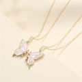 Best Friend Butterfly Necklace for Women Friendship Necklace Animal Card Clavicle Chain Pendant Mother Day Gift Designer Jewelry.