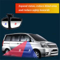 SL 1 Pair Car Blind Spot Mirror Front Wheel Auxiliary Rearview Double-sided Mirror 360 Degree Adjustable.