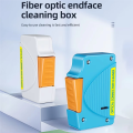 A-550 Fiber Optic Cleaner Cassette Fiber End Face Cleaning Box Pigtail Cleaner for SC/FC/ST/LC Optic Fiber Cleaner Tools.