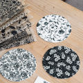 1PCS Pottery Art Transfer Paper Glaze Underglaze Black Flower Paper Jingdezhen Ceramic Decal Paper DIY Polymer Clay Tools MuXiaRe. 