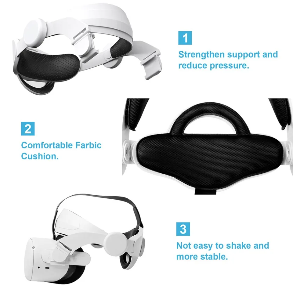 For Oculus Quest Halo Strap Adjustable Increase Supporting Force