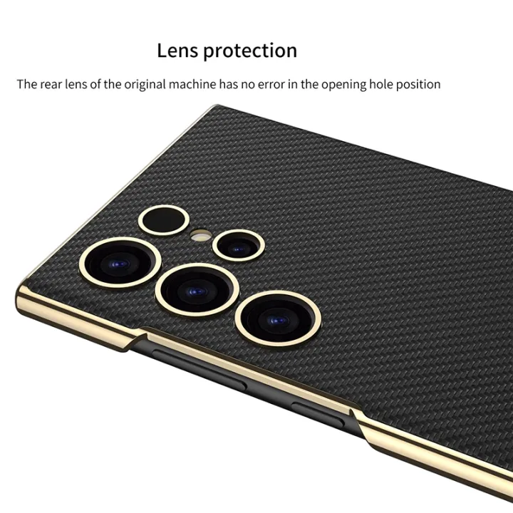 GKK%20Triumph%20Ultra-Thin%20Plain%20Leather%20Phone%20Case%20with%20Holder%20For%20Samsung%20Galaxy%20S24%20Ultra%205G%20-%20Image%203