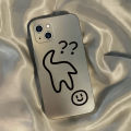 Simple Lines Applicable OPPOreno9/8 Phone case a96/a56 Anti-Fall a32 Silver Electroplated OnePlus ACE Couple. 