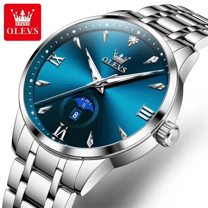 Olevs%203646%20Stainless%20Steel%20Analog%20Wrist%20Watch%20For%20Men%20-%20Image%204