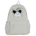 School bag female college student japanese minimalist style solid color simple versatile trend high school student backpack wholesale backpack. 