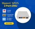 Huawei Dual Mode XPON  2 Port ONU /Dual Mode XPON ONU /Echolife ONU /ONU for Router / Network Switches / Network Gadgets / Huawei ONU. 