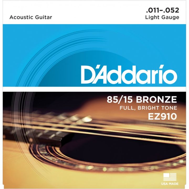 D'Addario%20EZ910%2085/15%20Bronze%20Acoustic%20Guitar%20Strings,%2011-52%20Light%20-%20Image%203