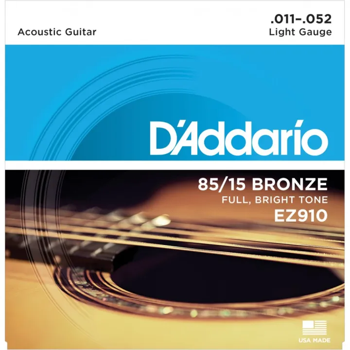 D'Addario%20EZ910%2085/15%20Bronze%20Acoustic%20Guitar%20Strings,%2011-52%20Light%20-%20Image%203
