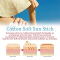 tive CProtecturiziSunsercreen nscree 19g Cotton Soft Sunscreen Stick SPF 50+For Face Sun Sunsve Skin Moisng UV ream Care. 