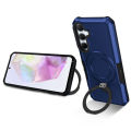 PlusCase for Samsung Galaxy A35 A55 5G Fulcrum Ring Kickstand Military Grade Drop Protection Shockproof Phone Case. 