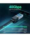 UGREEN NW153 Cat8 Ethernet Cable 3M 40Gbps 2000Mhz High Speed Pure Copper Braided Ethernet Cable. 