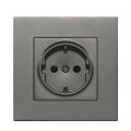 86 Type Wall crystal glass panel power socket plug 16a European standard power socket 86mm * 86mm. 