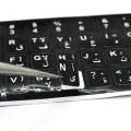 【happy one】stickers alphabet keyboard layout for laptops Arabic Russian, French, Korean, Japanese Spanish Italian. 