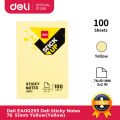 DELI EA00253 Sticky Notes – Yellow, 3 × 2 Inch.
