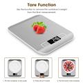Kitchen Scale Large Capacity 10kg Digital Measuring Scale for Baking, Meal Prep & Grocery Use with Easy Clean Stainless Steel Surface and Clear Backlit Screen. 