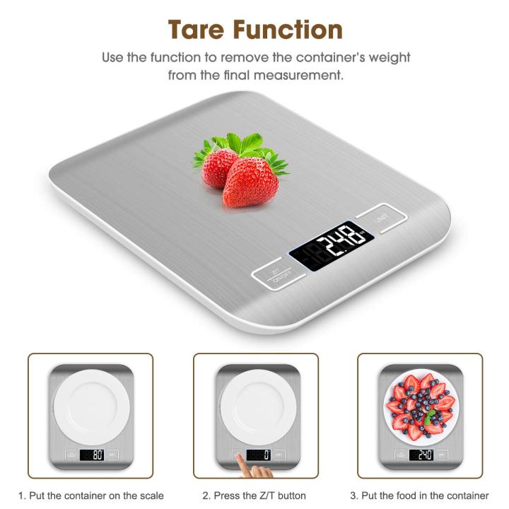 Kitchen%20Scale%20Large%20Capacity%2010kg%20Digital%20Measuring%20Scale%20for%20Baking,%20Meal%20Prep%20&%20Grocery%20Use%20with%20Easy%20Clean%20Stainless%20Steel%20Surface%20and%20Clear%20Backlit%20Screen%20-%20Image%203