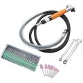 90° Degree 3MM Pneumatic Micro Grinder Angle Air Micro Die Pencil Polisher Tool.