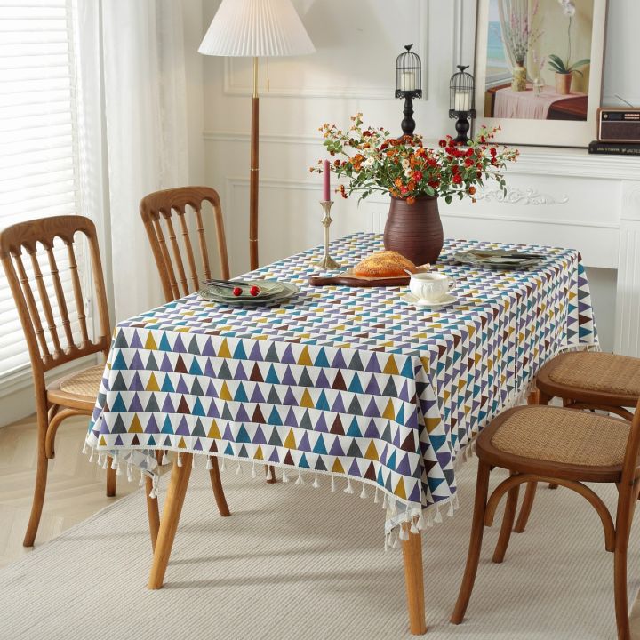 American%20pastoral%20style%20cotton%20linen%20green%20tassel%20tablecloth%20floral%20pattern%20rectangular%20dining%20table,%20coffee%20table%20tablecloth%20cross-border%20wholesale%20-%20Image%206