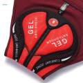 MTB Bike Underwear, Bicycle Undershorts Briefs ' Padded Cycling Shorts for Folding Bike Cycling Accessories , Deep Red XXXL.