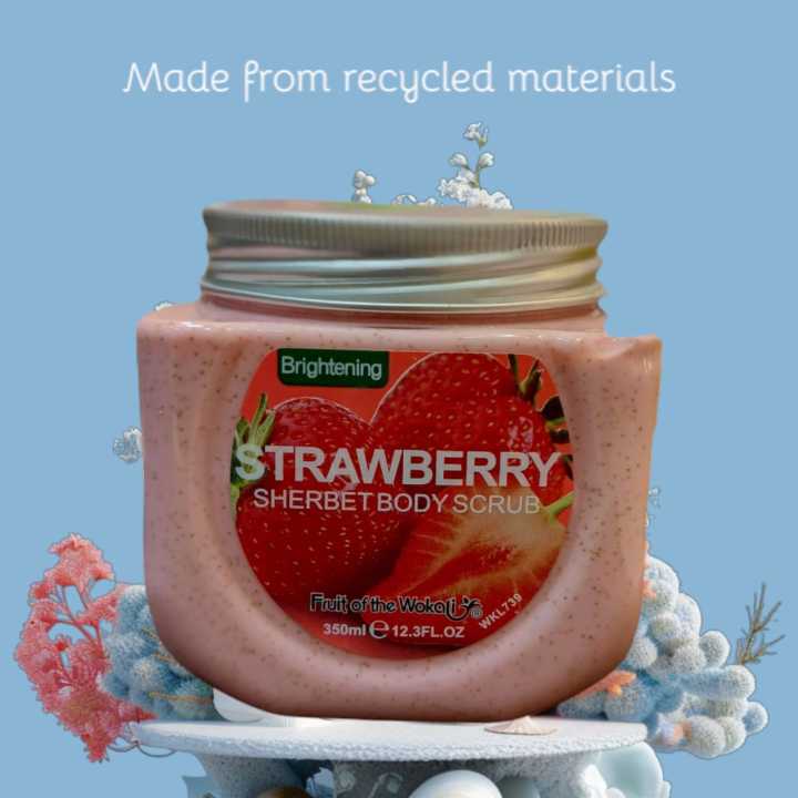 Sherbet Body Scrub - Strawberry Flavour - 350ml