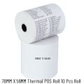 Thermal Paper POS Roll 3 Inch 80MM X 56MM (10 Pcs Roll).