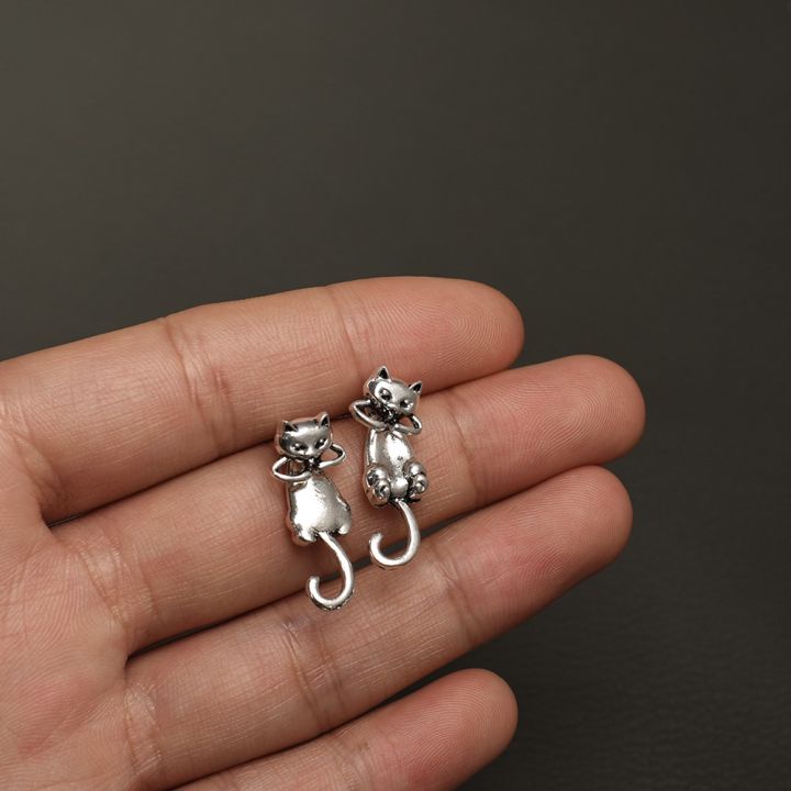1Pair%20Fashion%20Retro%20Cute%20Cat%20Stud%20Earrings%20/%20Ladies%20Funny%20Animal%20Dangle%20Earrings%20/%20Wedding%20Party%20Minimalist%20Ear%20Jewelry%20Accessories%20-%20Image%206