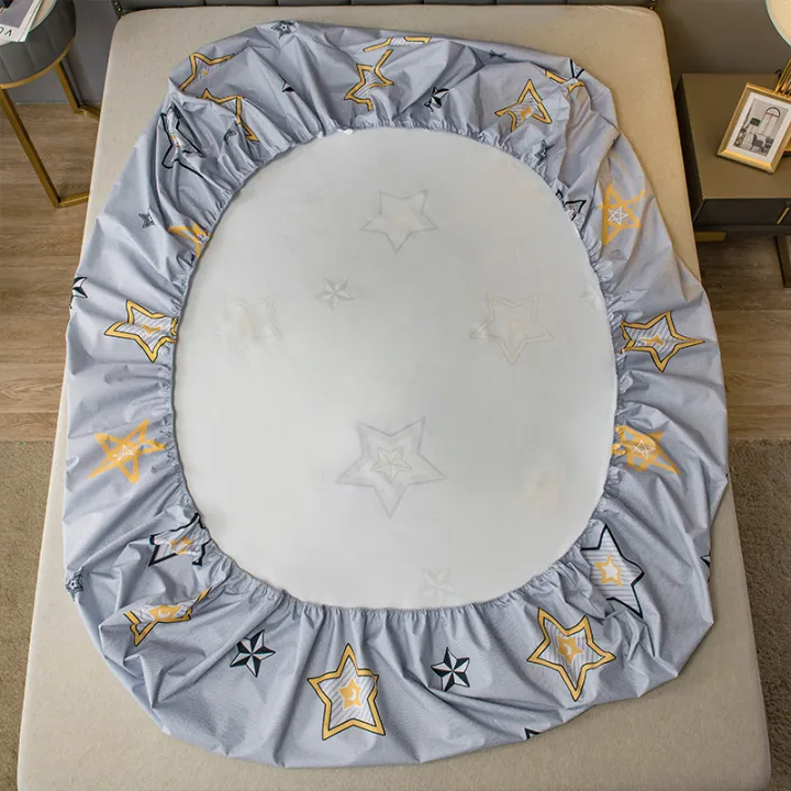 Bonenjoy%201%20pc%20Waterproof%20Mattress%20Cover%20King%20Size%20Waterproof%20Mattress%20Protector%20Single%20Star%20Printed%20Bed%20Sheet%20with%20Elastic%20-%20Image%206