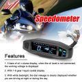 Mini Universal LCD Digital Motorcycle Meter Speedometer Digital Odo-meter Electric Motor Bike Tachometer. 